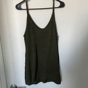 Green tank top